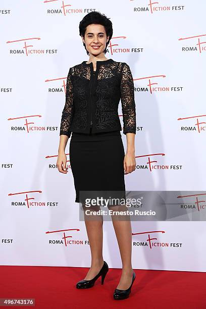 Annalisa Insarda attends the 'Lea' red carpet during the RomaFictionFest 2015 at Auditorium Conciliazione on November 11, 2015 in Rome, Italy.