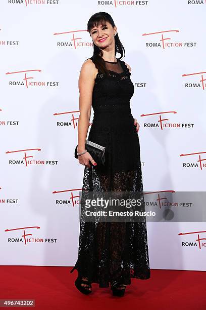 Cosetta Turco attends the 'Lea' red carpet during the RomaFictionFest 2015 at Auditorium Conciliazione on November 11, 2015 in Rome, Italy.