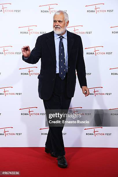 Director Marco Tullio Giordana attends the 'Lea' red carpet during the RomaFictionFest 2015 at Auditorium Conciliazione on November 11, 2015 in Rome,...