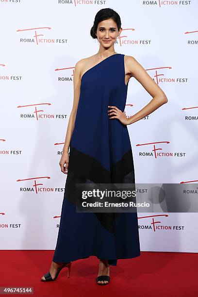 Linda Caridi attends the 'Lea' red carpet during the RomaFictionFest 2015 at Auditorium Conciliazione on November 11, 2015 in Rome, Italy.