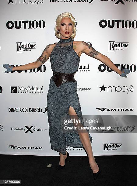 Miss Fame attends the 2015 OUT 100 Celebration at Guastavino's on November 11, 2015 in New York City.