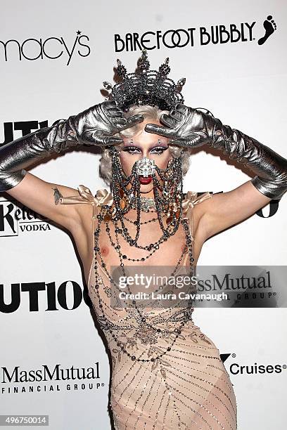 Violet Chachki attends the 2015 OUT 100 Celebration at Guastavino's on November 11, 2015 in New York City.