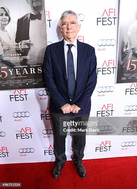 Actor Tom Courtenay attends the Tribute to Charlotte Rampling and Tom Courtenay - Screening of Sundance Selects' "45 Years" at the Hollywood...