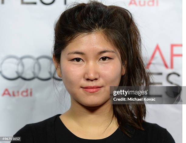 Filmmaker Minha Kim attends 'On Directing: A Conversation with Ridley Scott' during AFI FEST 2015 presented by Audi at TCL Chinese 6 Theatres on...