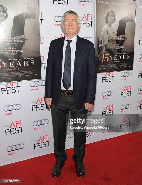 Actor Tom Courtenay arrives at the AFI FEST 2015 Presented by Audi Tribute to Charlotte Rampling and Tom Courtenay event at the TCL Chinese Theatre...