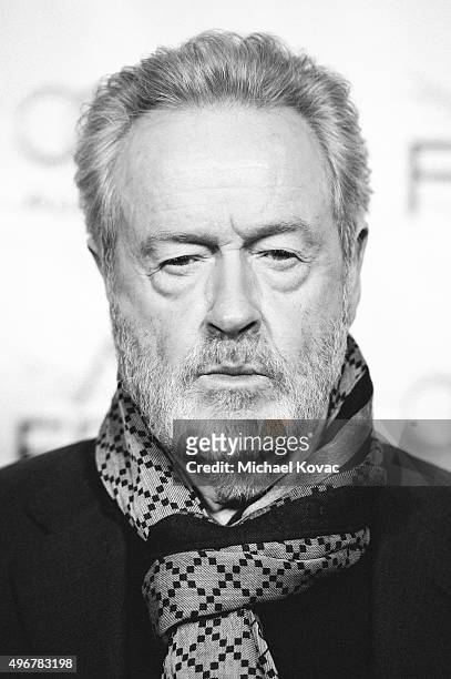 Filmmaker Ridley Scott attends 'On Directing: A Conversation with Ridley Scott' during AFI FEST 2015 presented by Audi at TCL Chinese 6 Theatres on...