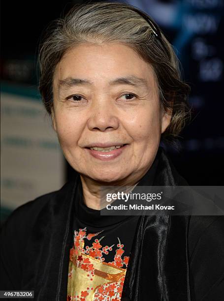 Actress Kirin Kiki attends 'On Directing: A Conversation with Ridley Scott' during AFI FEST 2015 presented by Audi at TCL Chinese 6 Theatres on...