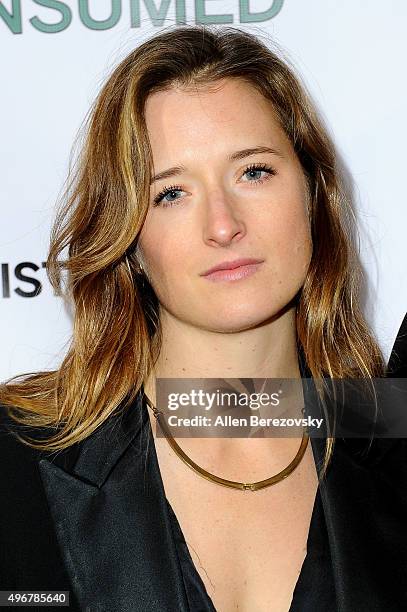 Actress Grace Gummer attends the premiere of Mister Lister Film's "Consumed" at Laemmle Music Hall on November 11, 2015 in Beverly Hills, California.