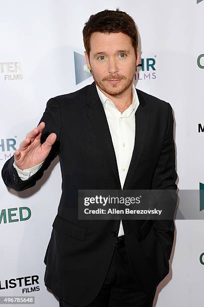 Actor Kevin Connolly attends the premiere of Mister Lister Film's "Consumed" at Laemmle Music Hall on November 11, 2015 in Beverly Hills, California.
