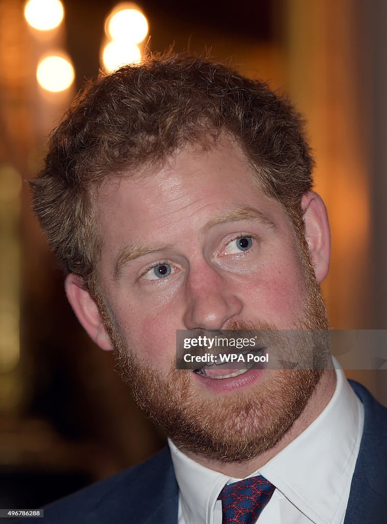 Prince Harry Attends The Endeavour Fund Reception