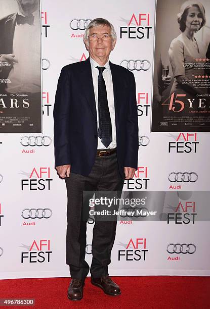 Actor Tom Courtenay arrives at the AFI FEST 2015 Presented by Audi Tribute to Charlotte Rampling and Tom Courtenay event at the TCL Chinese Theatre...