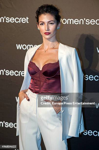 Ursula Corbero attends Women's Secret videoclip premiere at Sala La Riviera on November 11, 2015 in Madrid, Spain.