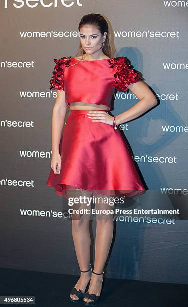 Lidia Santos attends Women's Secret videoclip premiere at Sala La Riviera on November 11, 2015 in Madrid, Spain.