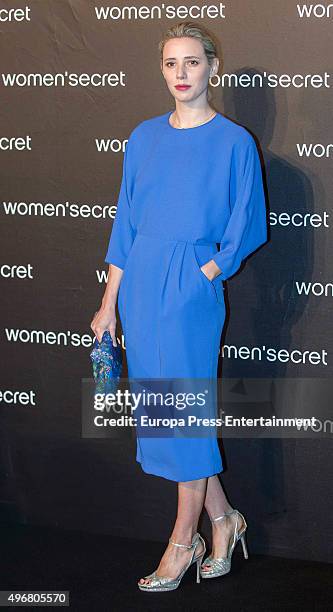 Lulu Figueroa attends Women's Secret videoclip premiere at Sala La Riviera on November 11, 2015 in Madrid, Spain.
