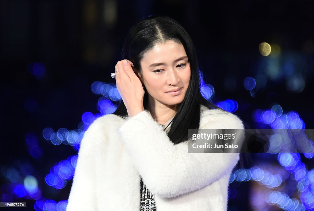 Holiday Illumination Lighting Ceremony At Tokyo Midtown