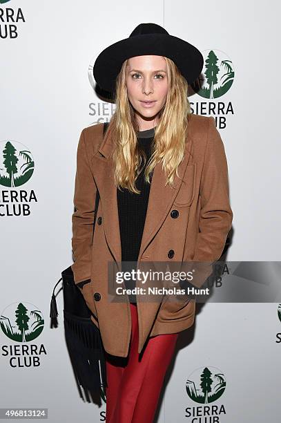 Casey LaBow attends Sierra Club's Act In Paris, A Night Of Comedy And Climate Action for Heath at the McKittrick Hotel on November 11, 2015 in New...