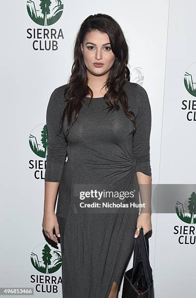 Lily Lane attends Sierra Club's Act In Paris, A Night Of Comedy And Climate Action for Heath at the McKittrick Hotel on November 11, 2015 in New York...