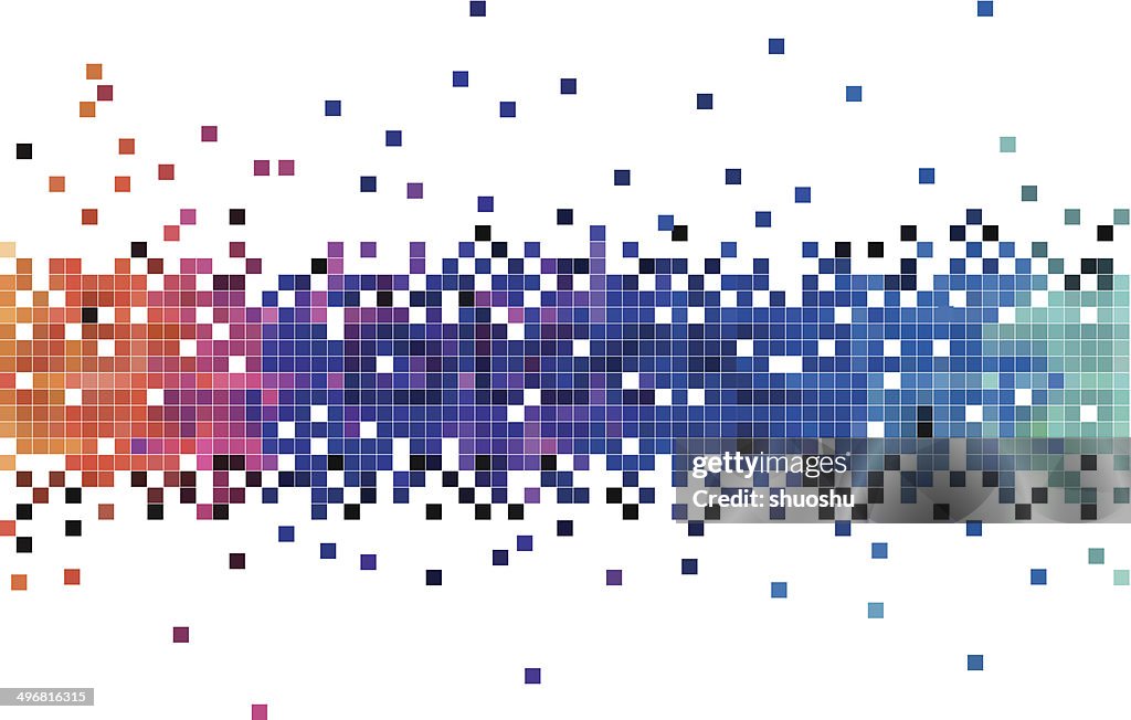 Les données de technologie abstraite fond Carreaux ouverts