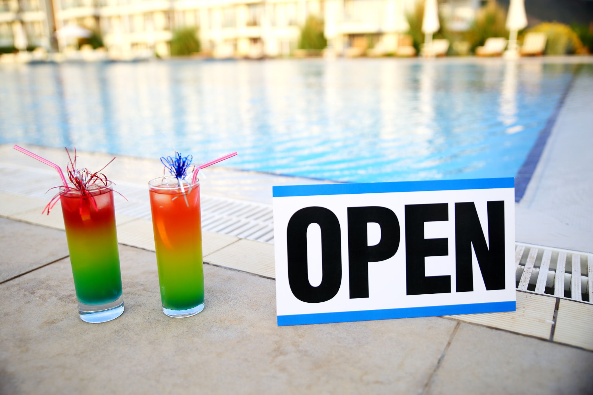 pool opening