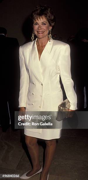 Ron Leibman and Jessica Walter attend 25th Annual Center Theater Group Anniversary Party on August 27, 1992 at the Beverly Hilton Hotel in Beverly...