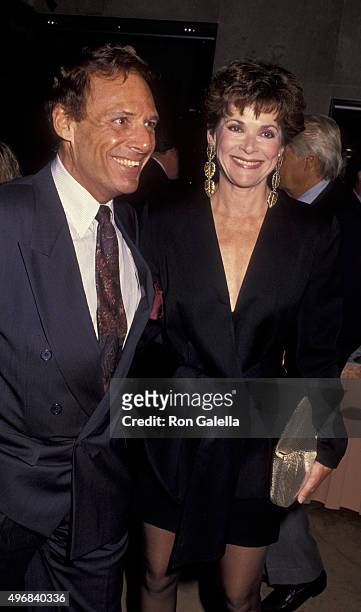 Ron Leibman and Jessica Walter attend Sixth Annual Genesis Awards on March 1, 1992 at the Beverly Hilton Hotel in Beverly Hills, California.
