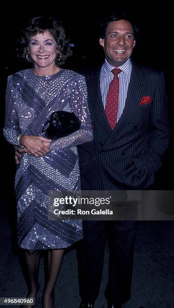 Jessica Walter and Ron Leibman attend 20th Anniversary of NOW on December 1, 1986 at the Dorothy Chandler Pavilion in Los Angeles, California.