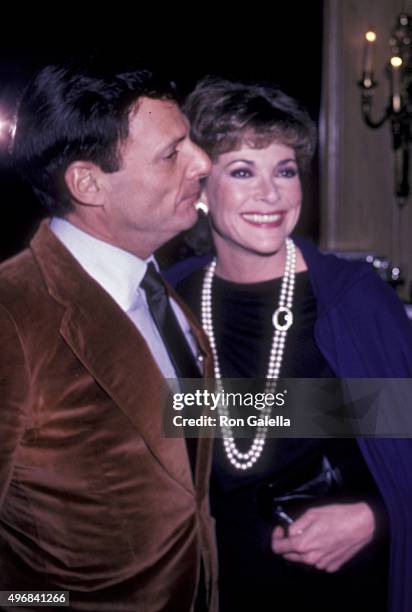 Ron Leibman and Jessica Walter attend "Bare Essence" Press Party on February 3, 1983 at Chasen's Restaurant in Beverly Hills, California.