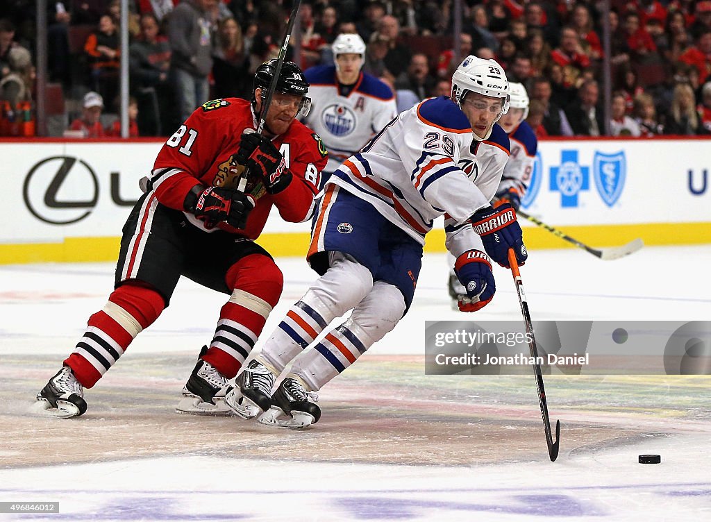 Edmonton Oilers v Chicago Blackhawks