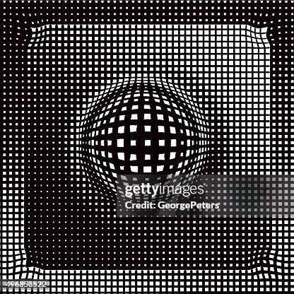 Halftone Pattern Of Sphere And Background High-Res Vector Graphic ...
