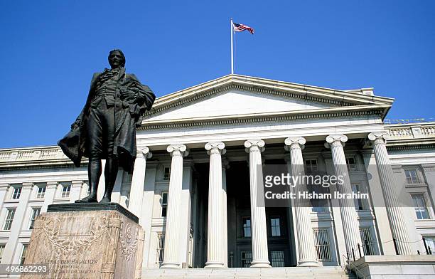 united states treasury - alexander hamilton fotografías e imágenes de stock