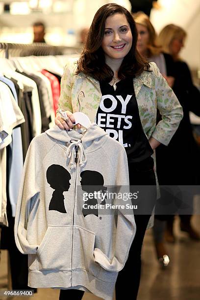 Stacy Igel Presents 'Boy Meets Girl' Collection at Colette on November 12, 2015 in Paris, France.