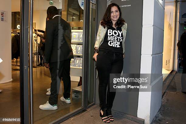 Stacy Igel Presents 'Boy Meets Girl' Collection at Colette on November 12, 2015 in Paris, France.