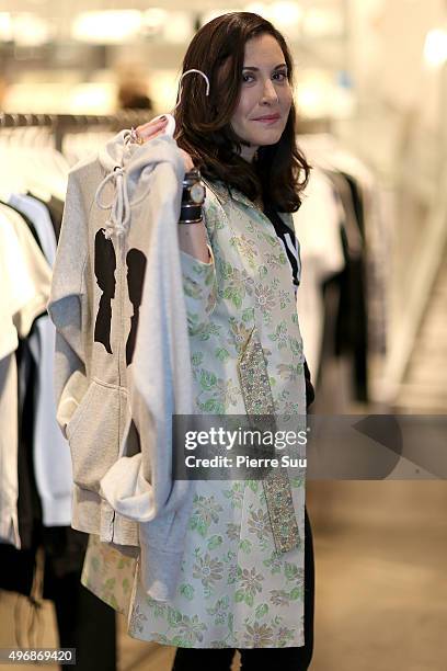 Stacy Igel Presents 'Boy Meets Girl' Collection at Colette on November 12, 2015 in Paris, France.