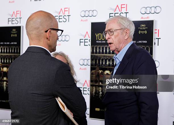 Michael Caine attends the screening of Fox Searchlight Pictures' 'Youth' at AFI FEST 2015 presented by Audi at the Egyptian Theatre on November 11,...