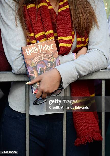 General view of atmosphere at actor Daniel Radcliffe's star ceremony on The Hollywood Walk of Fame on November 12, 2015 in Hollywood, California.