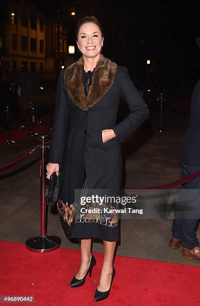 Tamzin Outhwaite attends the Park Theatre Annual Gala Dinner at Stoke Newington Town Hall on November 12, 2015 in London, England.