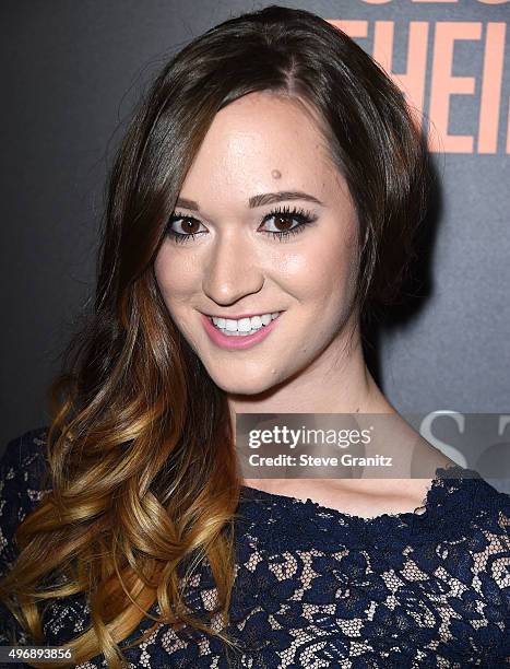 Alisha Marie arrives at the Premiere Of STX Entertainment's "Secret In Their Eyes" on November 11, 2015 in Westwood, California.