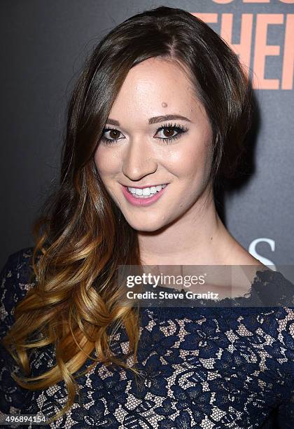 Alisha Marie arrives at the Premiere Of STX Entertainment's "Secret In Their Eyes" on November 11, 2015 in Westwood, California.