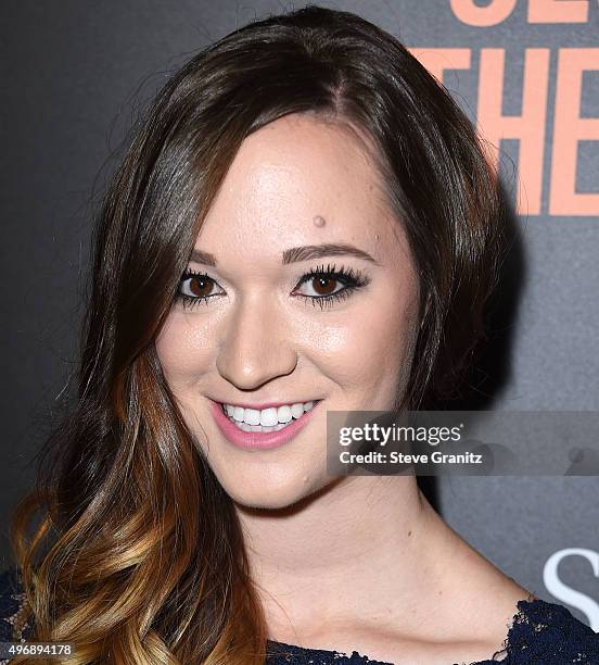 Alisha Marie arrives at the Premiere Of STX Entertainment's "Secret In Their Eyes" on November 11, 2015 in Westwood, California.