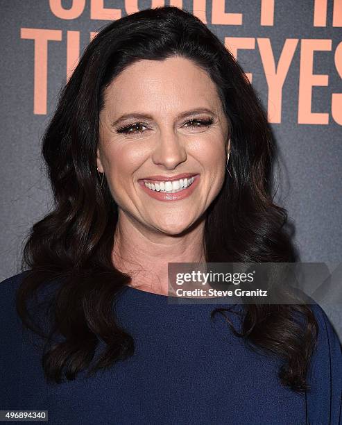 Jennifer Lafleur arrives at the Premiere Of STX Entertainment's "Secret In Their Eyes" on November 11, 2015 in Westwood, California.