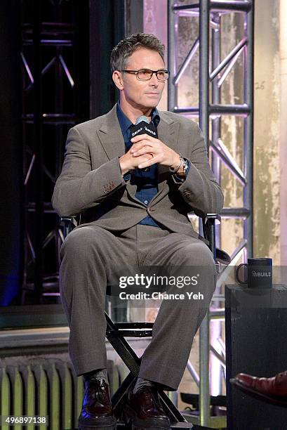 Tim Daly attends AOL BUILD presents: Tim Daly discusses "The Daly Show" at AOL Studios In New York on November 12, 2015 in New York City.