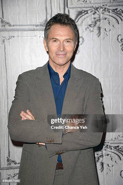 Tim Daly attends AOL BUILD presents: Tim Daly discusses "The Daly Show" at AOL Studios In New York on November 12, 2015 in New York City.