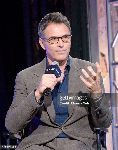 Tim Daly attends AOL BUILD presents: Tim Daly discusses "The Daly Show" at AOL Studios In New York on November 12, 2015 in New York City.