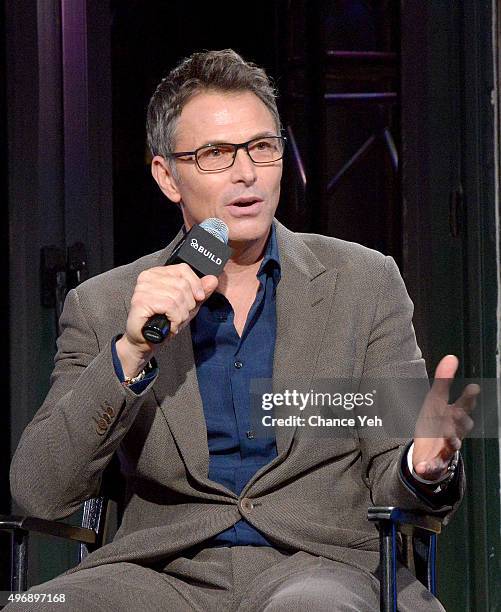 Tim Daly attends AOL BUILD presents: Tim Daly discusses "The Daly Show" at AOL Studios In New York on November 12, 2015 in New York City.