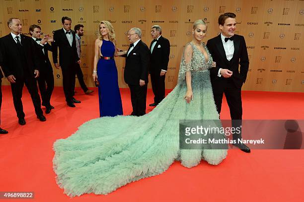 Rita Ora attends the Bambi Awards 2015 at Stage Theater on November 12, 2015 in Berlin, Germany.