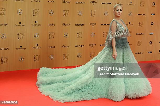 Rita Ora attends the Bambi Awards 2015 at Stage Theater on November 12, 2015 in Berlin, Germany.