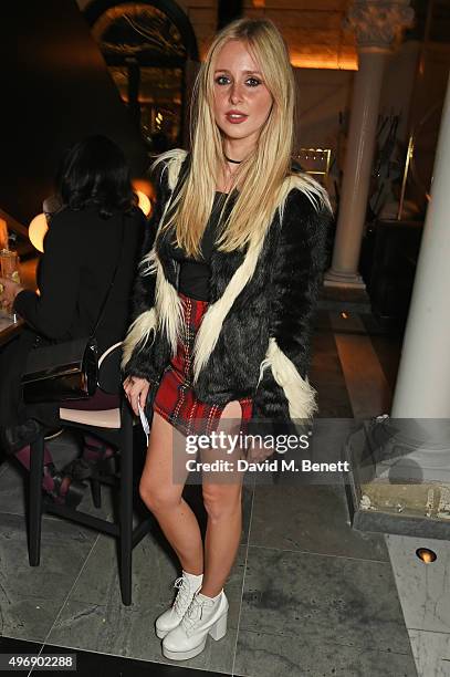 Diana Vickers attends the launch of new restaurant German Gymnasium on November 12, 2015 in London, England.