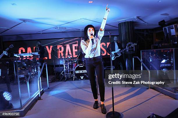 Carly Rae Jepsen performs at Macy's Herald Square on November 12, 2015 in New York City.