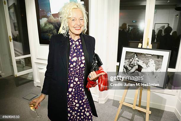 Ellen Von Unwerth attends the New Photo Department celebration at the Auction House Cornette De Saint Cyr on November 12, 2015 in Paris, France.