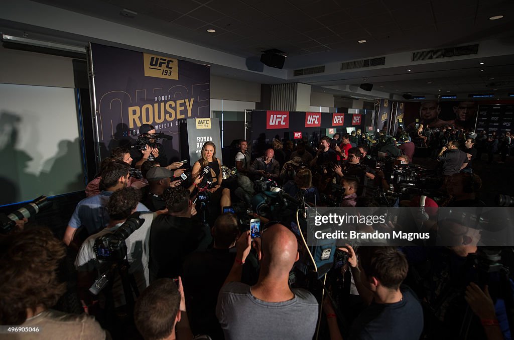 UFC 193 Ultimate Media Day